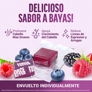 Acelerador de Crecimiento de Cabello en Gomitas